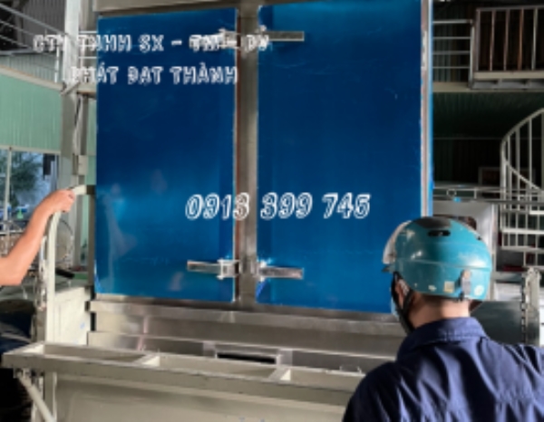 Tủ hấp cơm 100kg - Inox Phát Đạt Thanh - Công Ty TNHH Sản Xuất Thương Mại Dịch Vụ Phát Đạt Thanh